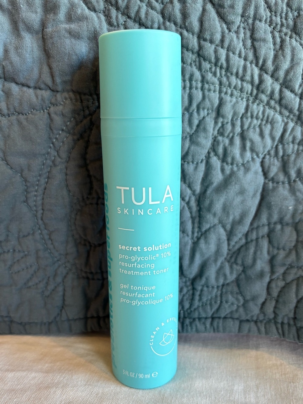 TULA Secret Solution Pro-Glycolic 10% Resurfacing Toner 3 oz NEW